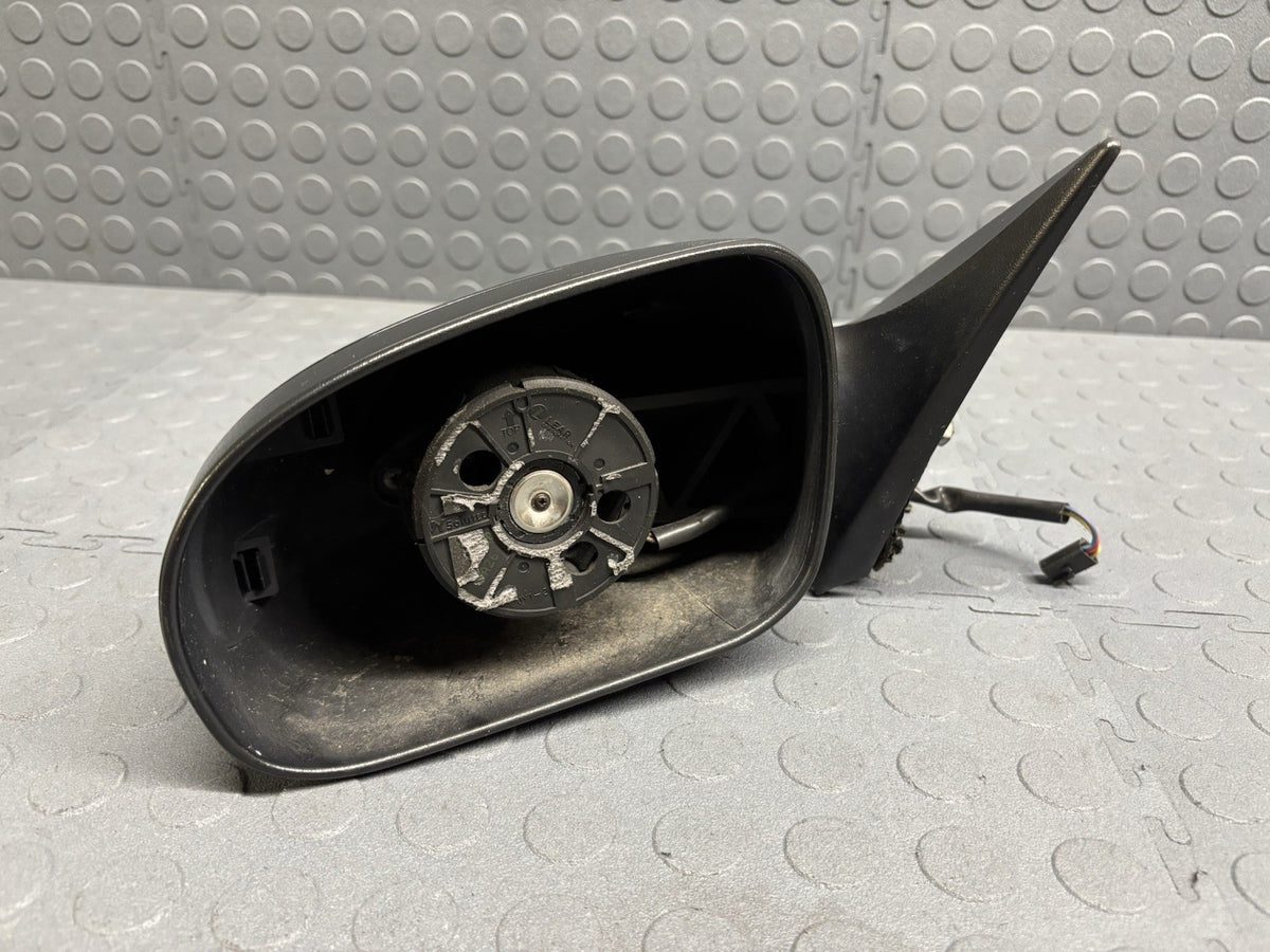 02-05 Ford Thunderbird Left Driver Side Rear View Door Mirror BLACK Needs Glass