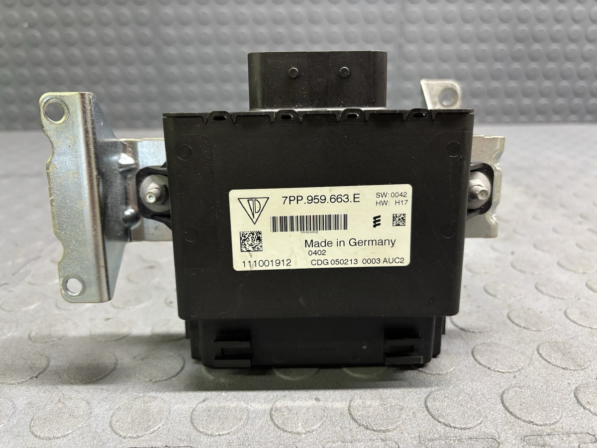 10-18 Porsche Panamera 970 Voltage Stabilizer Battery Control Module 7PP959663E