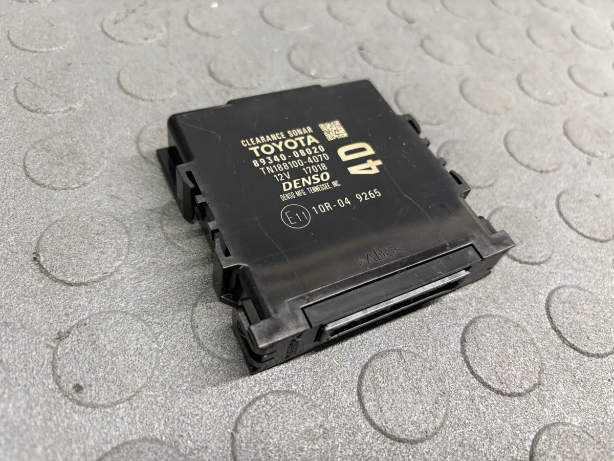 2018 - 2020 TOYOTA SIENNA PARK PARKING AID ASSIST CONTROL MODULE 89340-08020