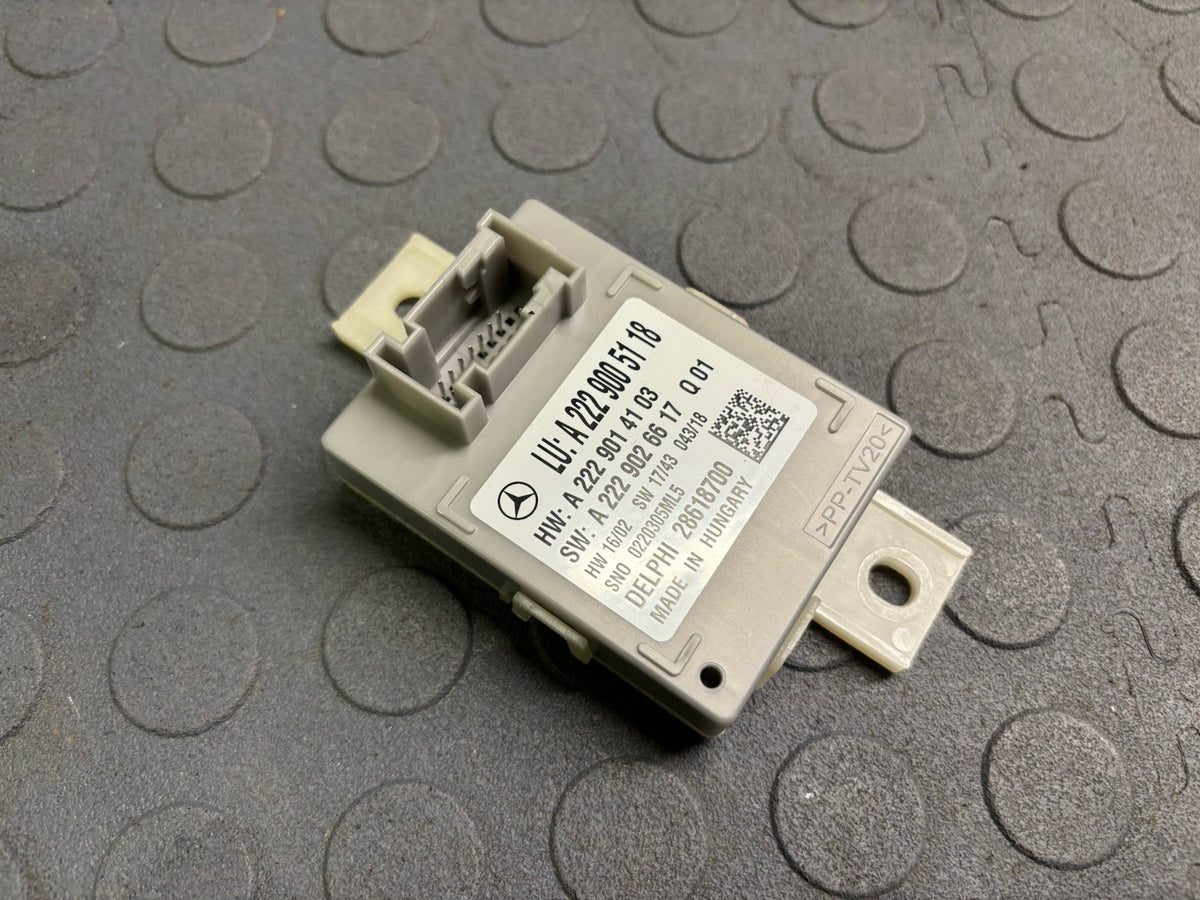 MERCEDES E CLASS W213 AMBIENT LIGHT CONTROL MODULE ECU A2229005118 2018