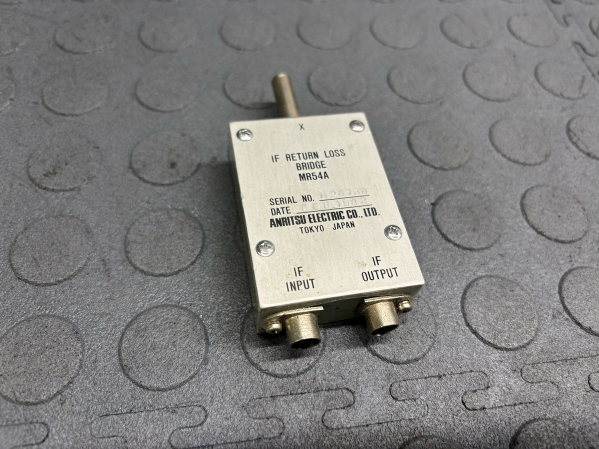 Anritsu IF Return Loss Bridge MR54A ATT Long Lines